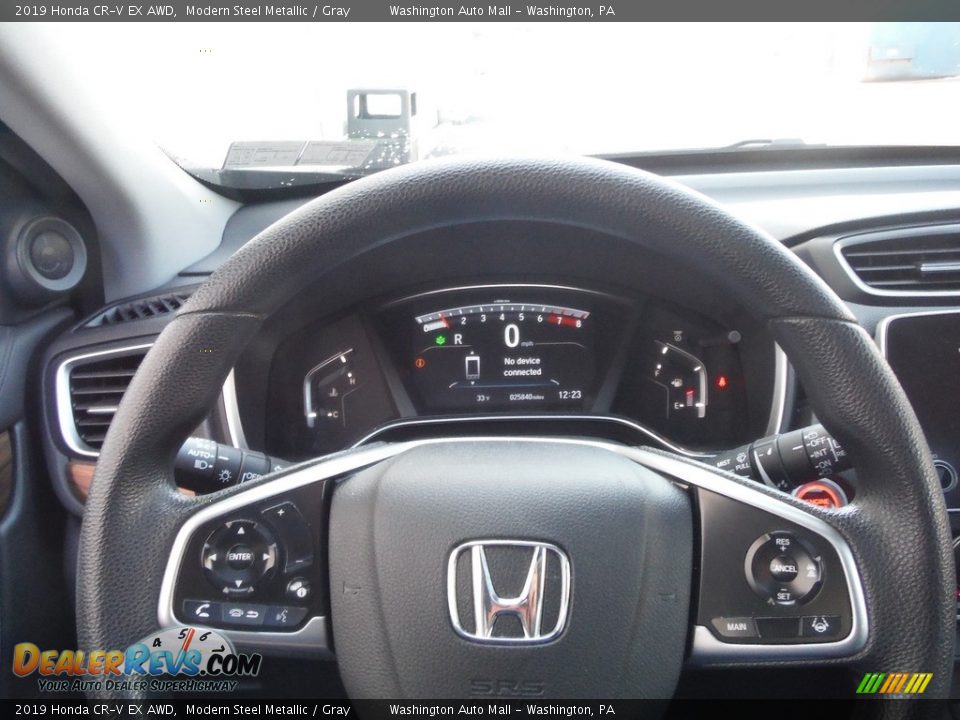 2019 Honda CR-V EX AWD Modern Steel Metallic / Gray Photo #27