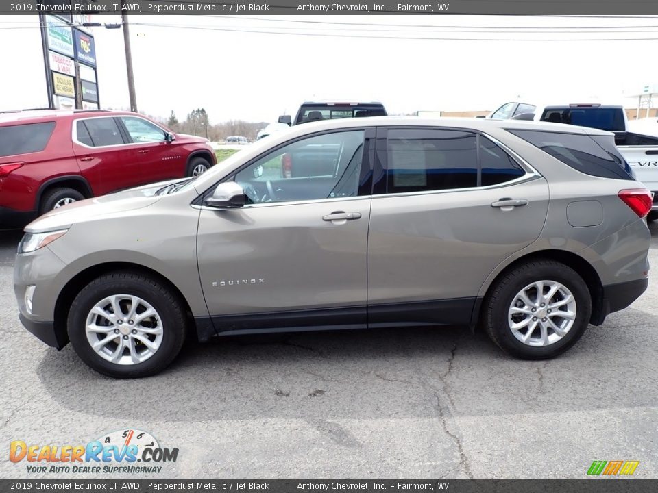 2019 Chevrolet Equinox LT AWD Pepperdust Metallic / Jet Black Photo #7