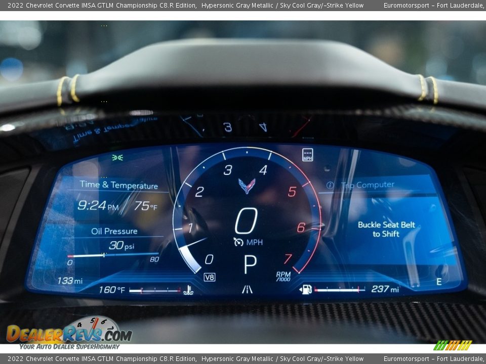 2022 Chevrolet Corvette IMSA GTLM Championship C8.R Edition Gauges Photo #37