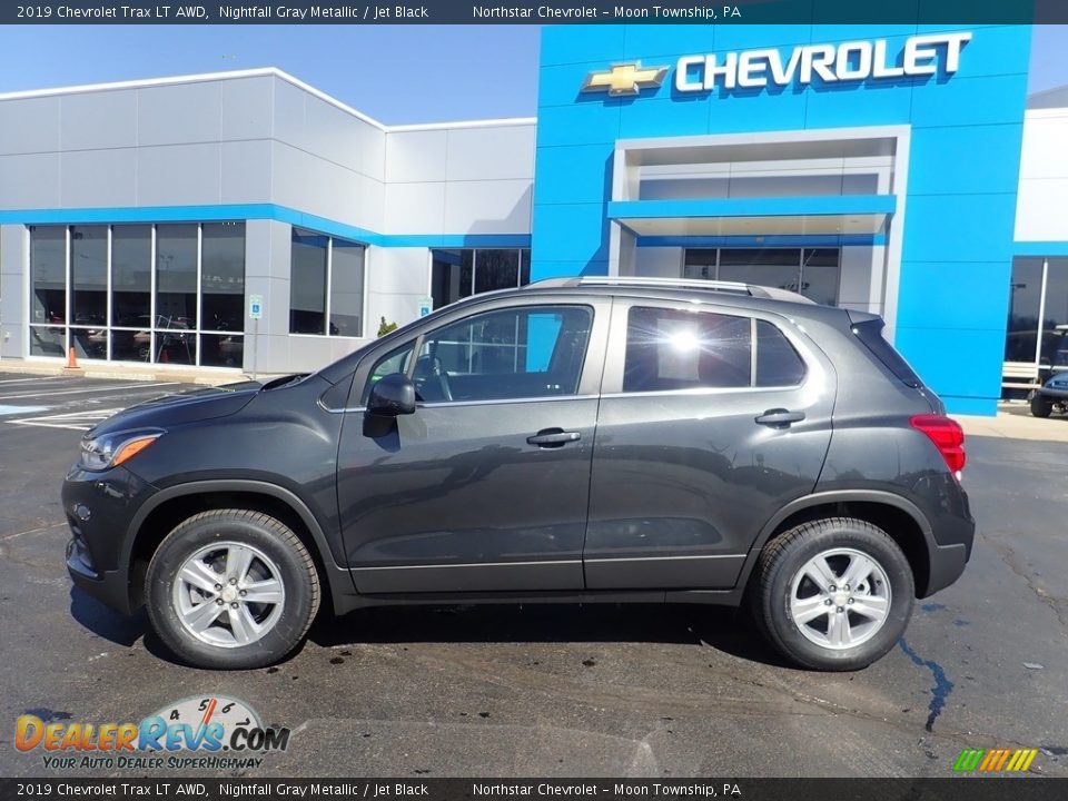 2019 Chevrolet Trax LT AWD Nightfall Gray Metallic / Jet Black Photo #3