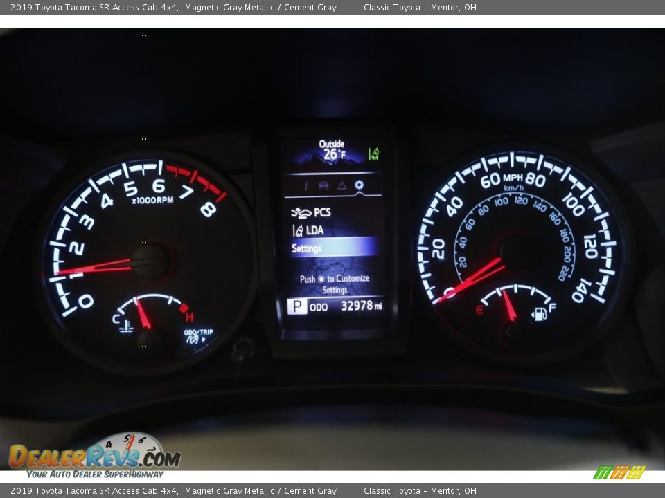 2019 Toyota Tacoma SR Access Cab 4x4 Magnetic Gray Metallic / Cement Gray Photo #8