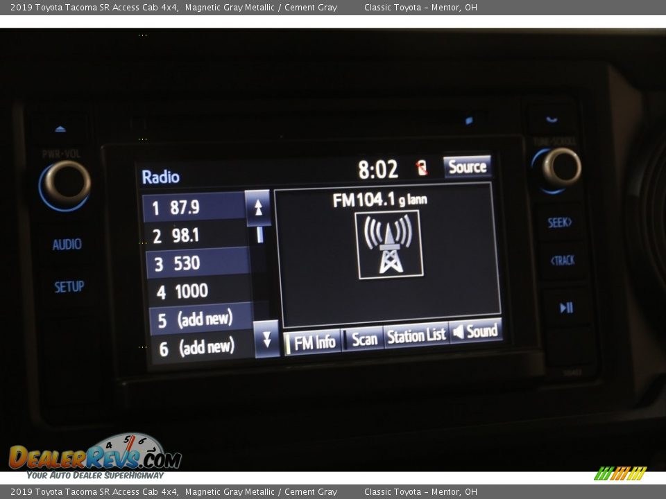 2019 Toyota Tacoma SR Access Cab 4x4 Magnetic Gray Metallic / Cement Gray Photo #10