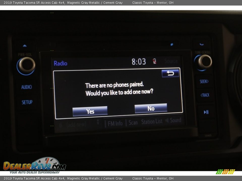 2019 Toyota Tacoma SR Access Cab 4x4 Magnetic Gray Metallic / Cement Gray Photo #11