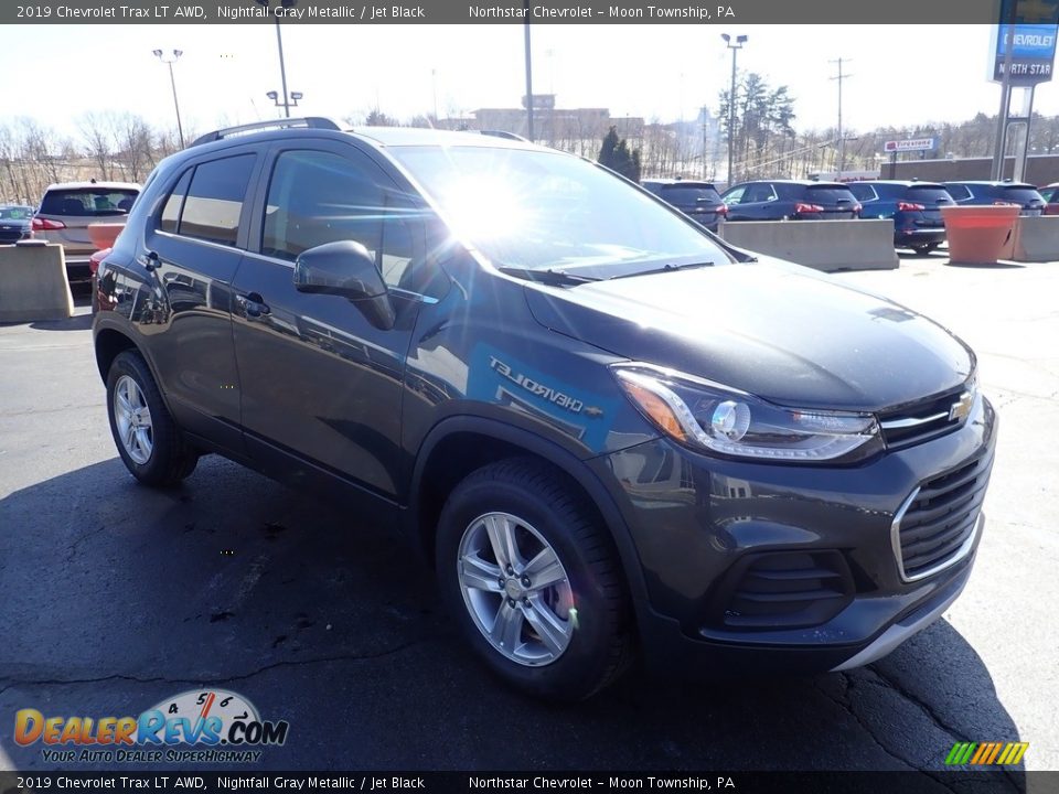 2019 Chevrolet Trax LT AWD Nightfall Gray Metallic / Jet Black Photo #11