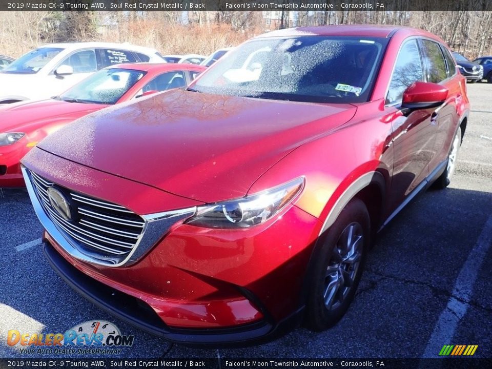 2019 Mazda CX-9 Touring AWD Soul Red Crystal Metallic / Black Photo #1