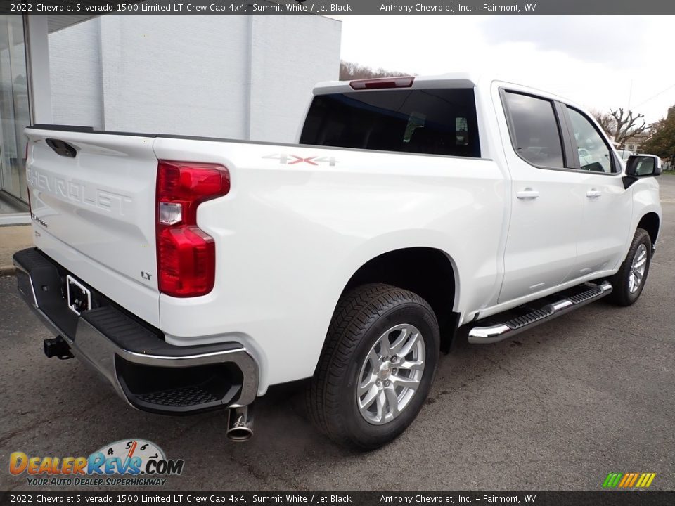 2022 Chevrolet Silverado 1500 Limited LT Crew Cab 4x4 Summit White / Jet Black Photo #3