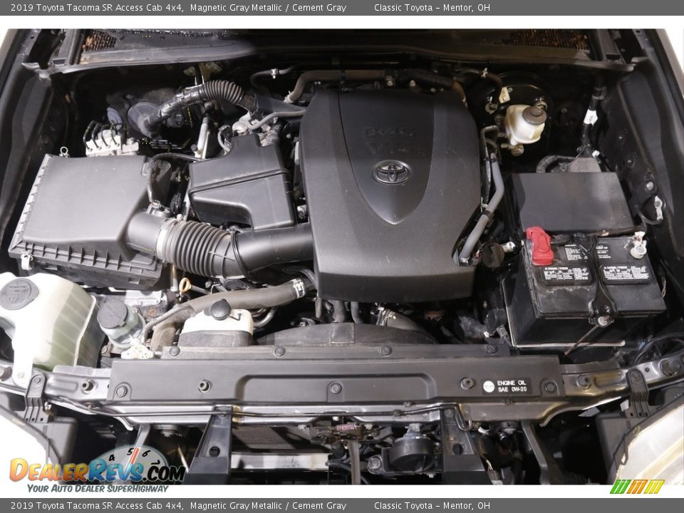 2019 Toyota Tacoma SR Access Cab 4x4 Magnetic Gray Metallic / Cement Gray Photo #18