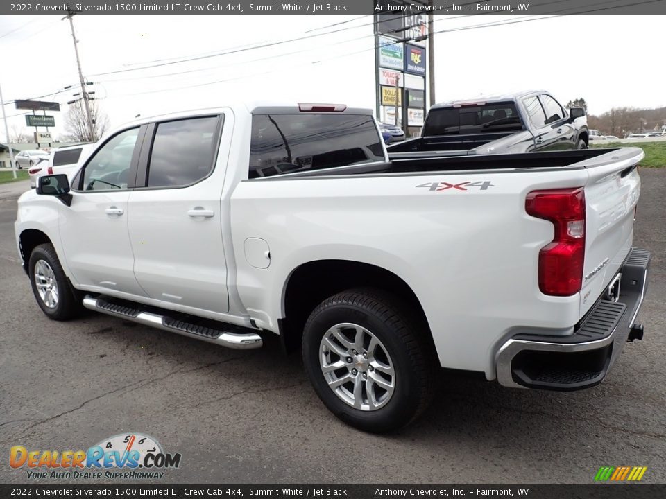 2022 Chevrolet Silverado 1500 Limited LT Crew Cab 4x4 Summit White / Jet Black Photo #5