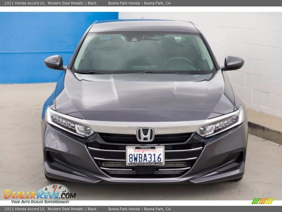 2021 Honda Accord LX Modern Steel Metallic / Black Photo #7