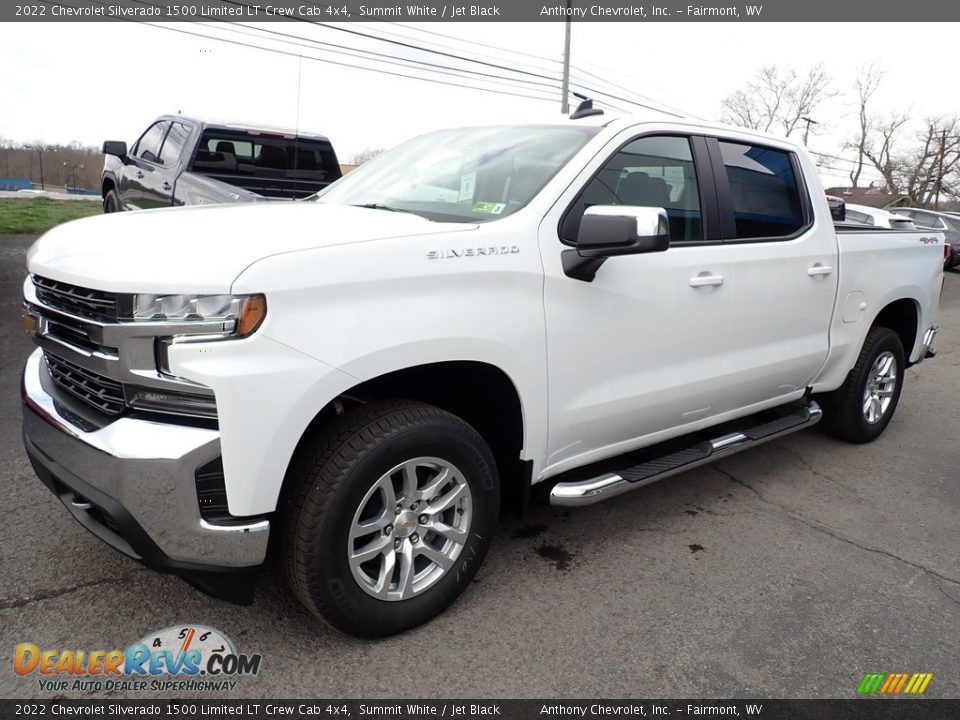 2022 Chevrolet Silverado 1500 Limited LT Crew Cab 4x4 Summit White / Jet Black Photo #7