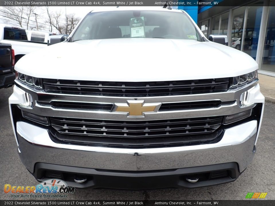 2022 Chevrolet Silverado 1500 Limited LT Crew Cab 4x4 Summit White / Jet Black Photo #8