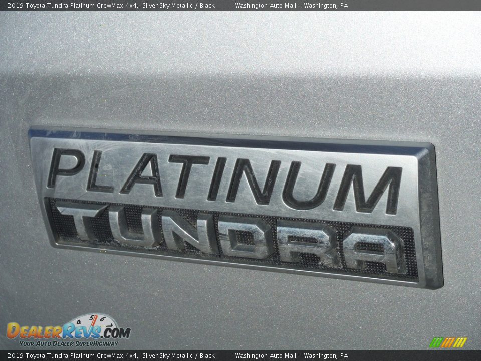 2019 Toyota Tundra Platinum CrewMax 4x4 Silver Sky Metallic / Black Photo #13