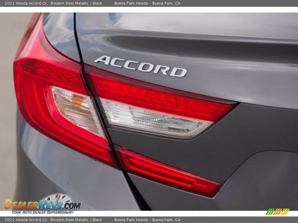 2021 Honda Accord LX Modern Steel Metallic / Black Photo #12