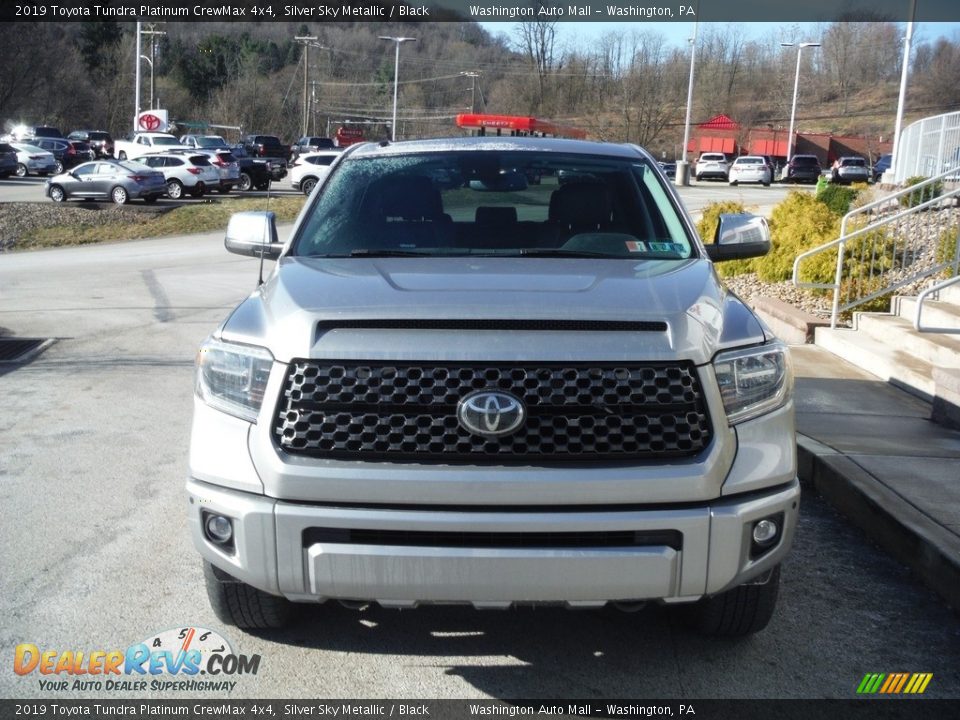 2019 Toyota Tundra Platinum CrewMax 4x4 Silver Sky Metallic / Black Photo #15