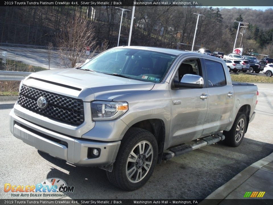 2019 Toyota Tundra Platinum CrewMax 4x4 Silver Sky Metallic / Black Photo #16