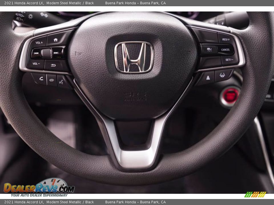 2021 Honda Accord LX Modern Steel Metallic / Black Photo #15