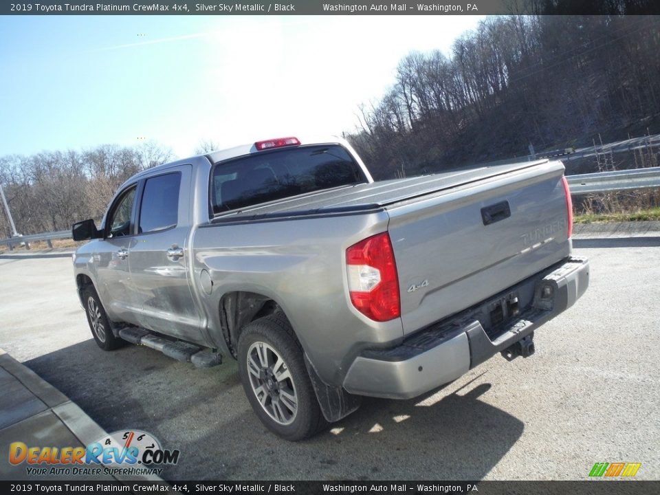 2019 Toyota Tundra Platinum CrewMax 4x4 Silver Sky Metallic / Black Photo #17