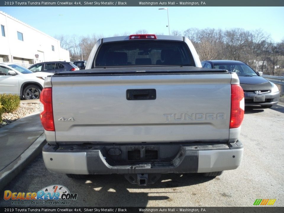 2019 Toyota Tundra Platinum CrewMax 4x4 Silver Sky Metallic / Black Photo #18