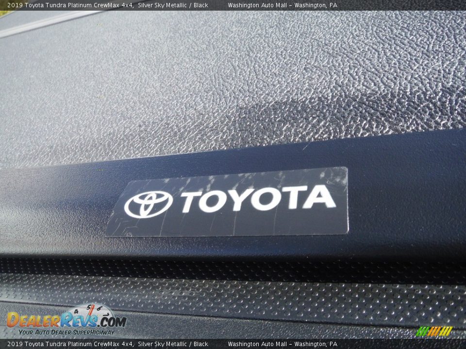 2019 Toyota Tundra Platinum CrewMax 4x4 Silver Sky Metallic / Black Photo #19