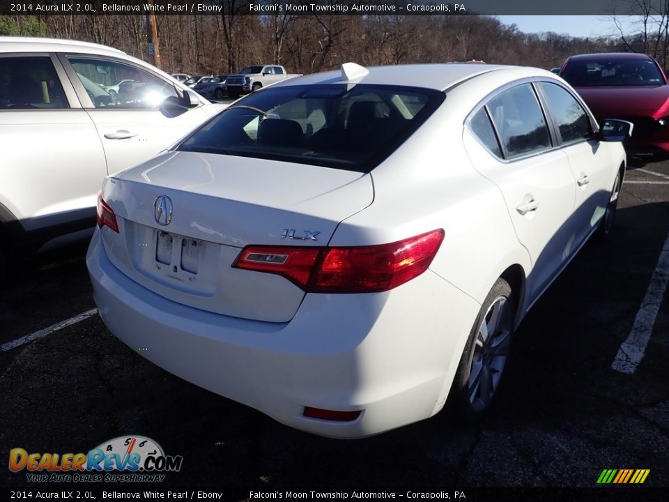 2014 Acura ILX 2.0L Bellanova White Pearl / Ebony Photo #4