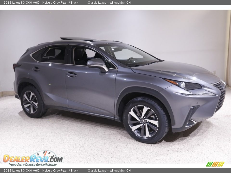 2018 Lexus NX 300 AWD Nebula Gray Pearl / Black Photo #1