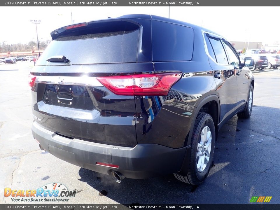 2019 Chevrolet Traverse LS AWD Mosaic Black Metallic / Jet Black Photo #8