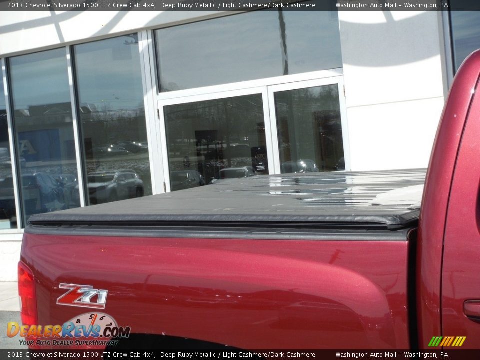 2013 Chevrolet Silverado 1500 LTZ Crew Cab 4x4 Deep Ruby Metallic / Light Cashmere/Dark Cashmere Photo #3