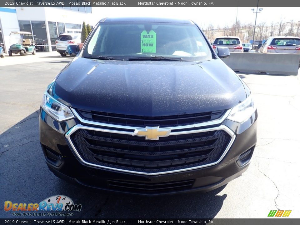 2019 Chevrolet Traverse LS AWD Mosaic Black Metallic / Jet Black Photo #13