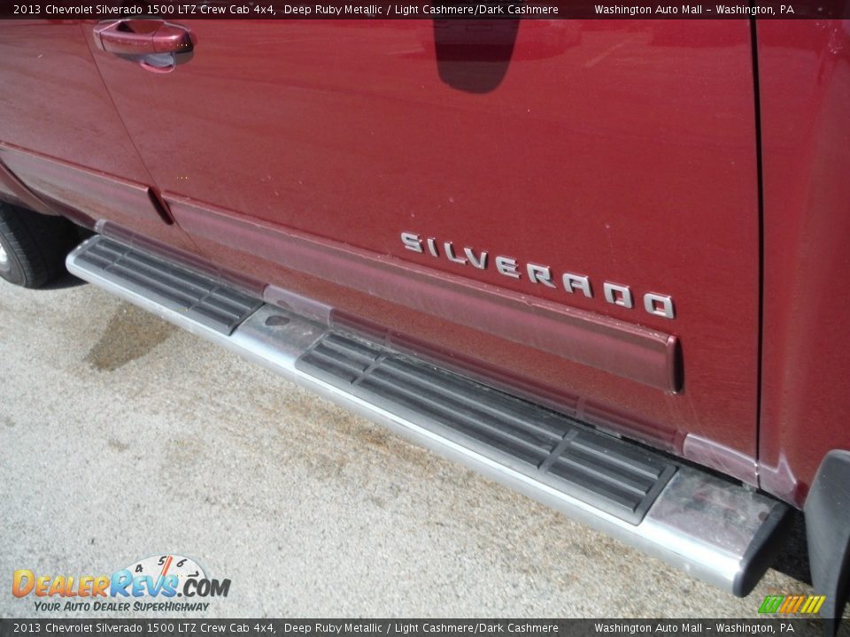 2013 Chevrolet Silverado 1500 LTZ Crew Cab 4x4 Deep Ruby Metallic / Light Cashmere/Dark Cashmere Photo #4