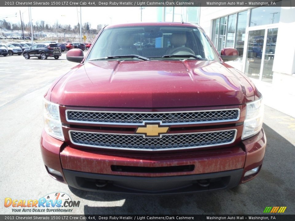 2013 Chevrolet Silverado 1500 LTZ Crew Cab 4x4 Deep Ruby Metallic / Light Cashmere/Dark Cashmere Photo #5