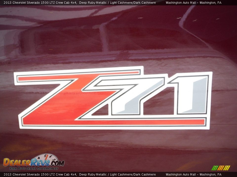 2013 Chevrolet Silverado 1500 LTZ Crew Cab 4x4 Deep Ruby Metallic / Light Cashmere/Dark Cashmere Photo #8