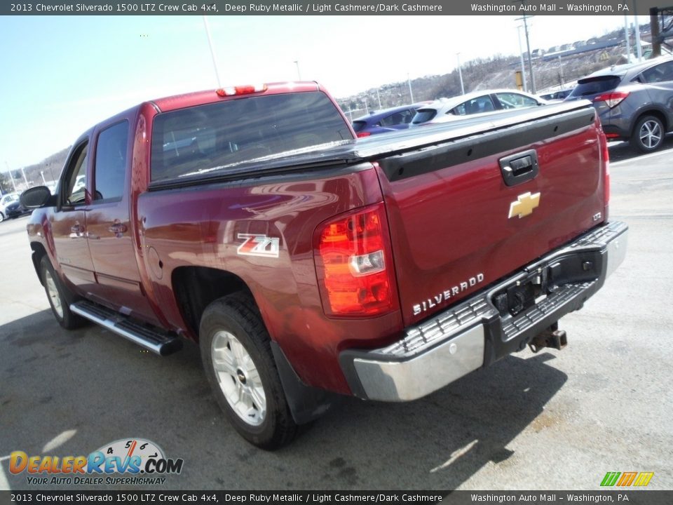 2013 Chevrolet Silverado 1500 LTZ Crew Cab 4x4 Deep Ruby Metallic / Light Cashmere/Dark Cashmere Photo #9