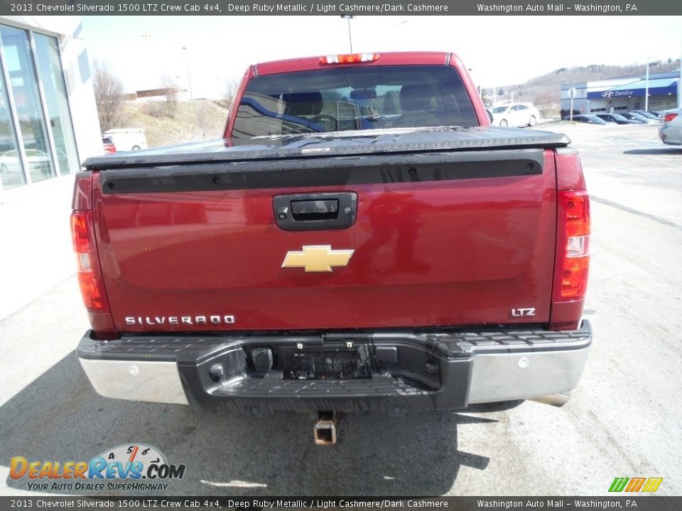 2013 Chevrolet Silverado 1500 LTZ Crew Cab 4x4 Deep Ruby Metallic / Light Cashmere/Dark Cashmere Photo #10