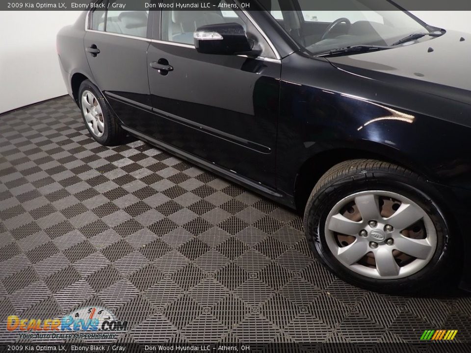 2009 Kia Optima LX Ebony Black / Gray Photo #3