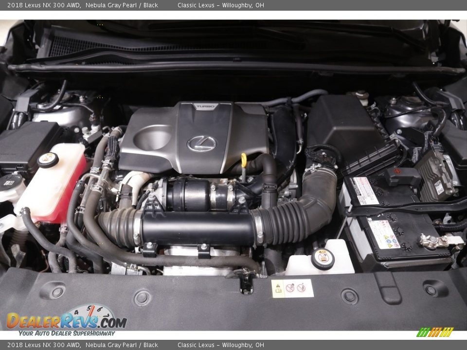 2018 Lexus NX 300 AWD Nebula Gray Pearl / Black Photo #20
