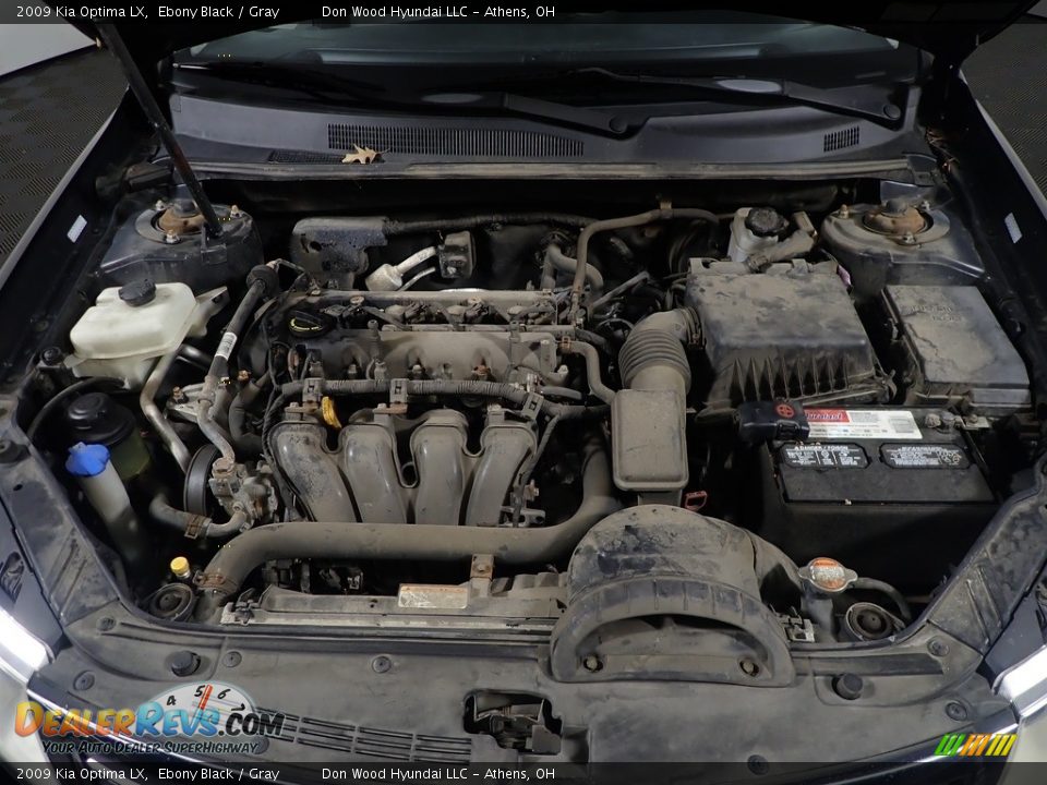 2009 Kia Optima LX Ebony Black / Gray Photo #6