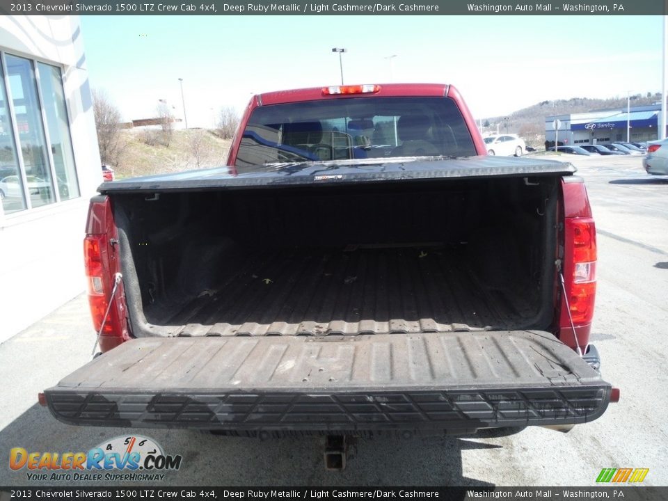 2013 Chevrolet Silverado 1500 LTZ Crew Cab 4x4 Deep Ruby Metallic / Light Cashmere/Dark Cashmere Photo #14