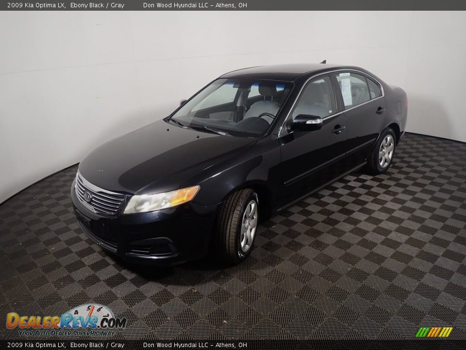 2009 Kia Optima LX Ebony Black / Gray Photo #7