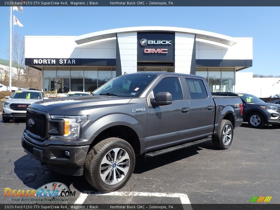 2020 Ford F150 STX SuperCrew 4x4 Magnetic / Black Photo #1