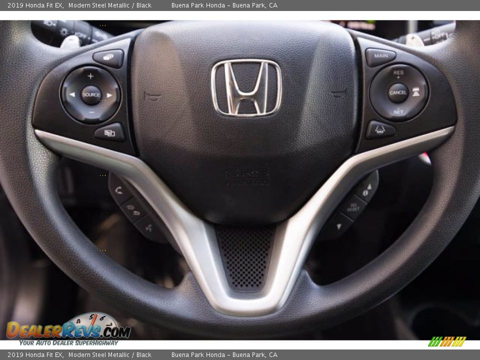 2019 Honda Fit EX Modern Steel Metallic / Black Photo #11