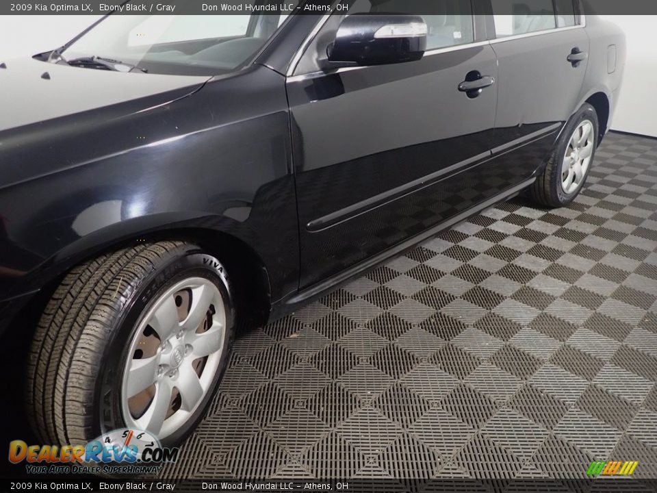 2009 Kia Optima LX Ebony Black / Gray Photo #8