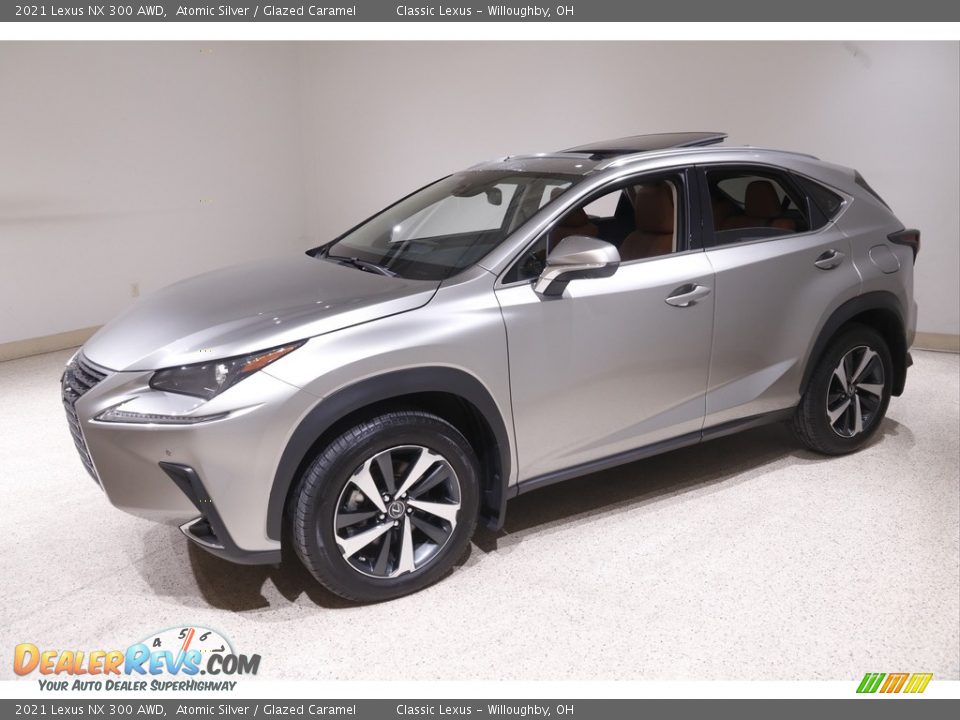 Front 3/4 View of 2021 Lexus NX 300 AWD Photo #3