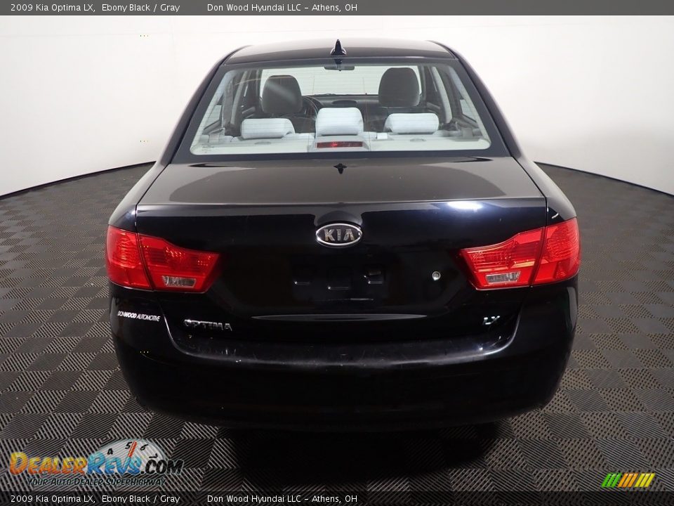 2009 Kia Optima LX Ebony Black / Gray Photo #10