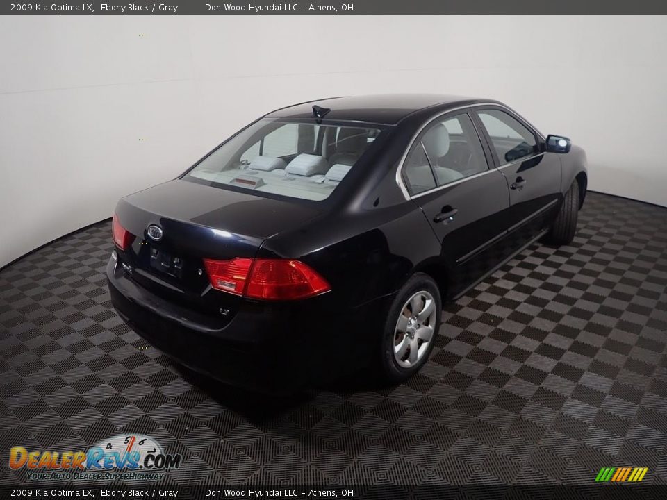 2009 Kia Optima LX Ebony Black / Gray Photo #13