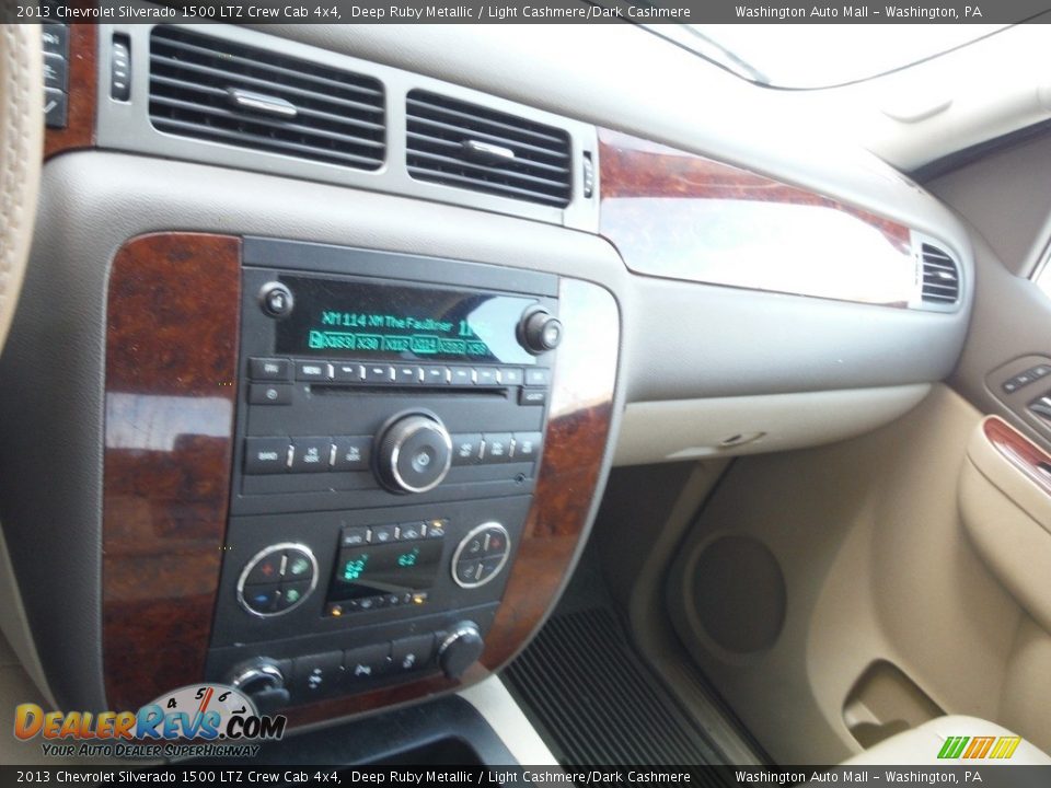 2013 Chevrolet Silverado 1500 LTZ Crew Cab 4x4 Deep Ruby Metallic / Light Cashmere/Dark Cashmere Photo #22
