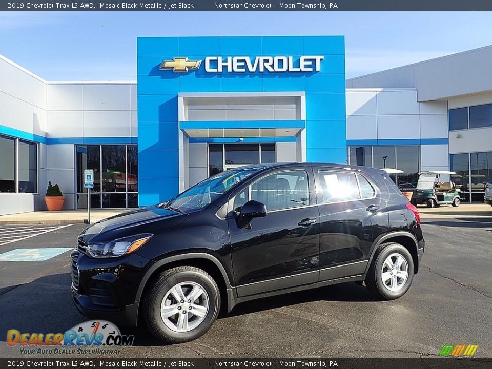 2019 Chevrolet Trax LS AWD Mosaic Black Metallic / Jet Black Photo #1