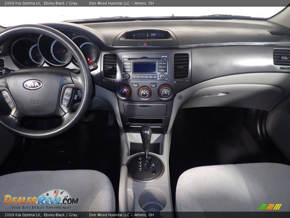 2009 Kia Optima LX Ebony Black / Gray Photo #15