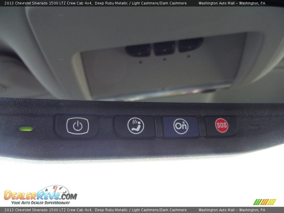 2013 Chevrolet Silverado 1500 LTZ Crew Cab 4x4 Deep Ruby Metallic / Light Cashmere/Dark Cashmere Photo #24