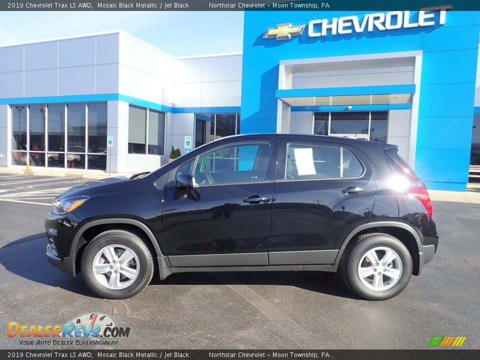 2019 Chevrolet Trax LS AWD Mosaic Black Metallic / Jet Black Photo #3