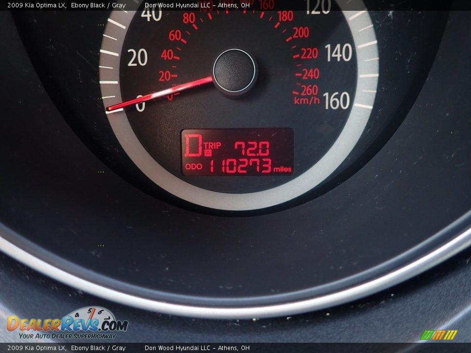 2009 Kia Optima LX Ebony Black / Gray Photo #18